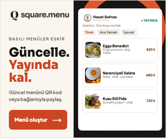 Square Menu: Menünüzü bir kez değiştirin, anında yayına alın